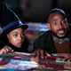 Priah Ferguson and Marlon Wayans in The Curse Of Bridge Hollow